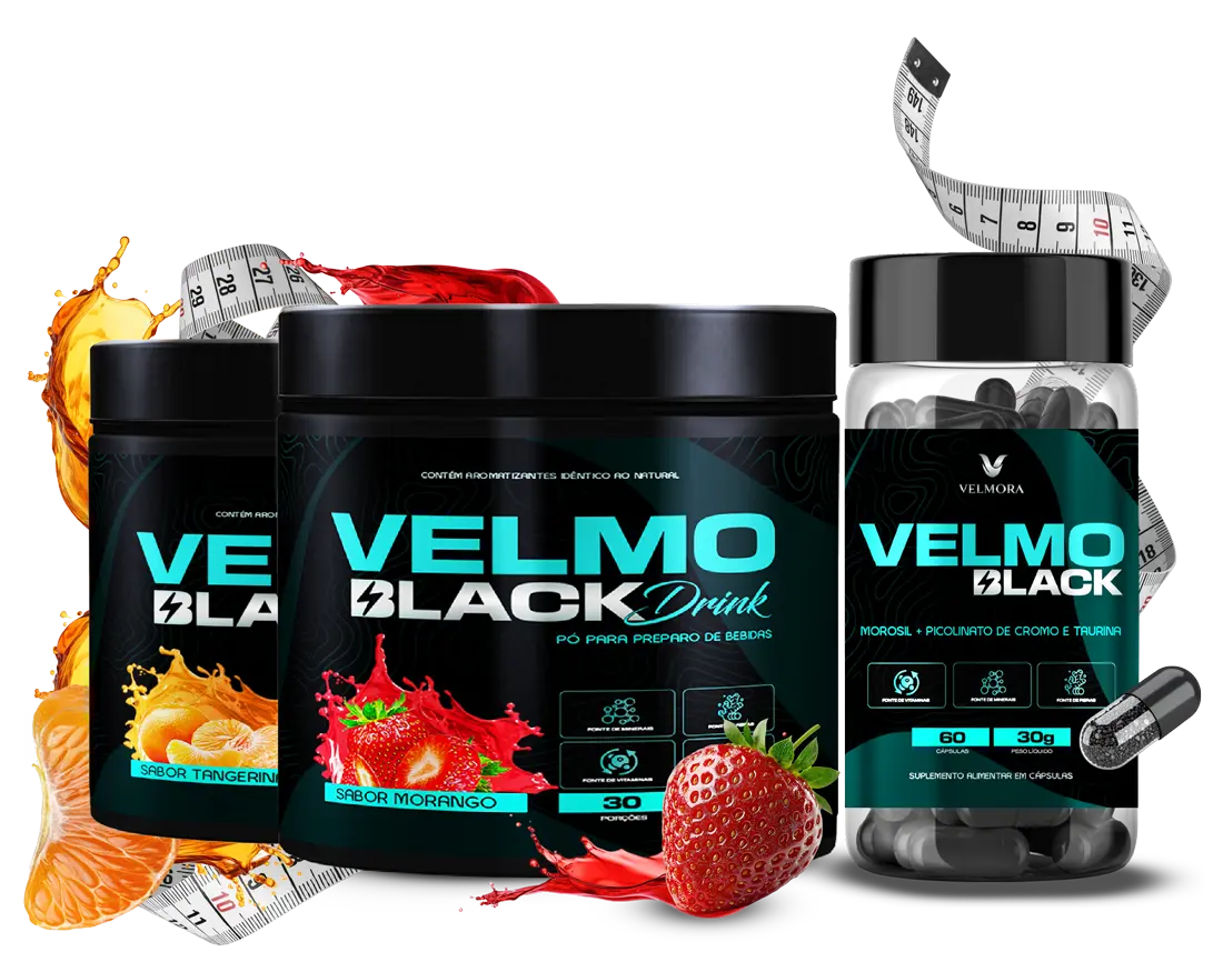 Velmo Black - linha completa