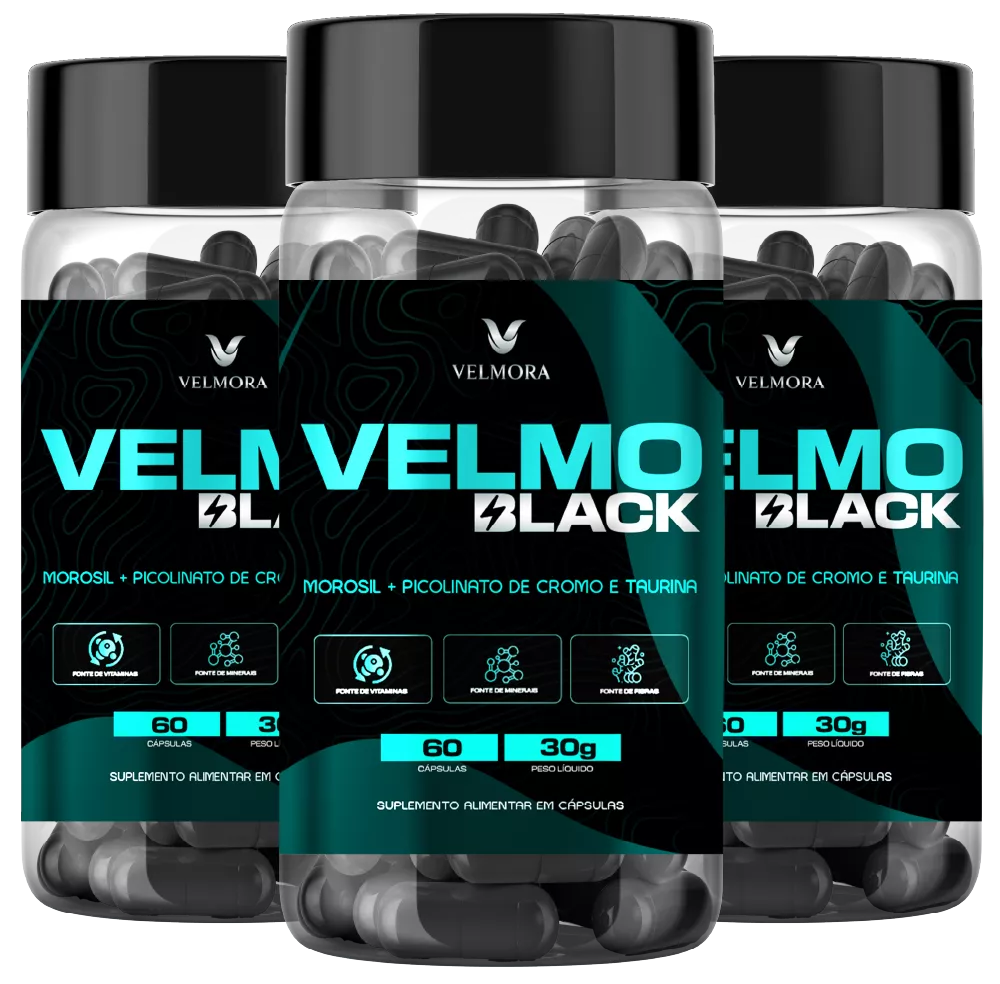 Velmo Black 3 potes